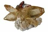 Lustrous Topaz Crystal Cluster - Guanajuato, Mexico #172904-1